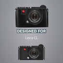 MegaGear Leica CL Ever Ready Top Grain Leather Camera Half Case and Strap