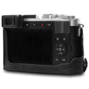 MegaGear Leica D-Lux 7 Ever Ready Top Grain Leather Camera Half Case and Strap