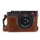 MegaGear Leica Q2 Ever Ready Top Grain Leather Camera Half Case