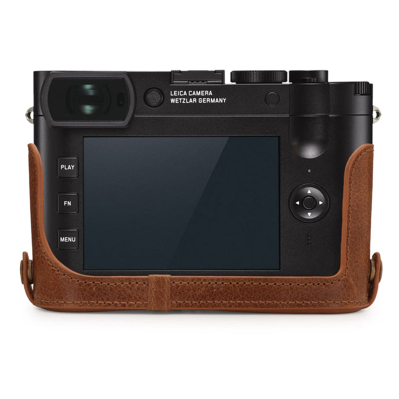 MegaGear Leica Q2 Ever Ready Top Grain Leather Camera Half Case