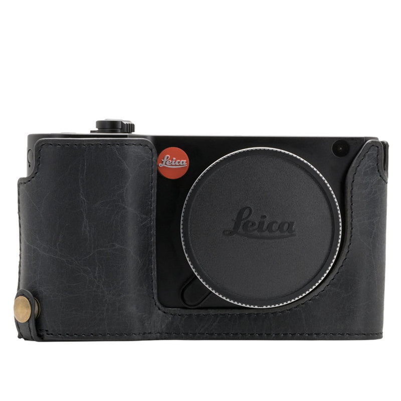 MegaGear Leica TL2, TL Ever Ready Top Grain Leather Camera Half Case