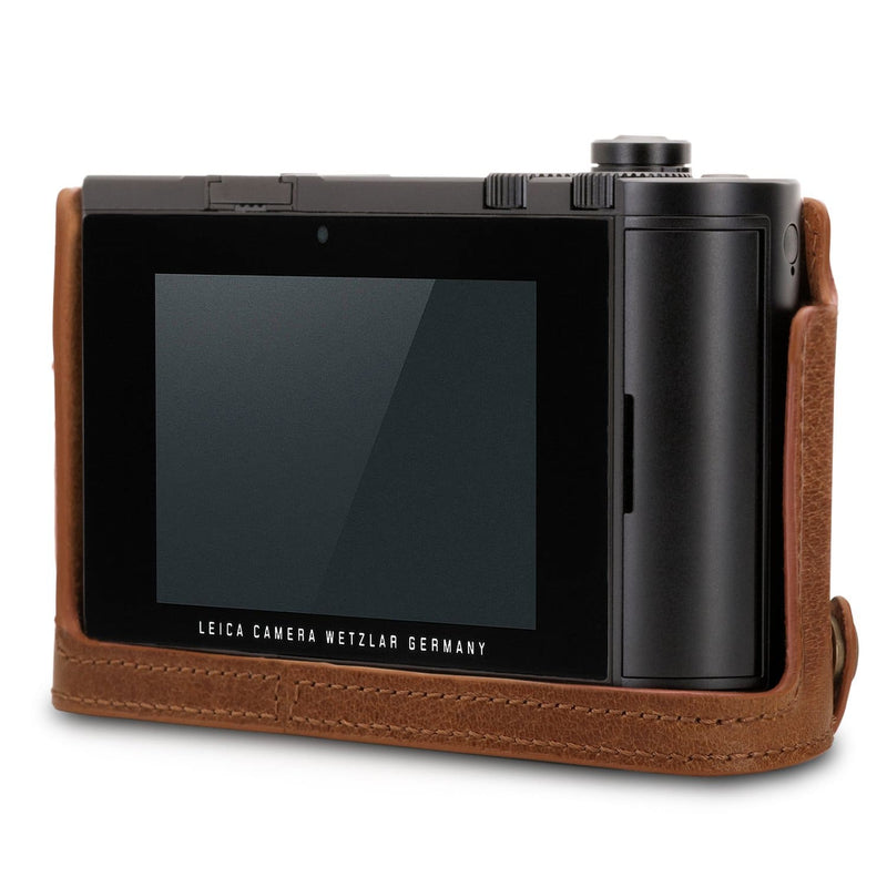 MegaGear Leica TL2, TL Ever Ready Top Grain Leather Camera Half Case