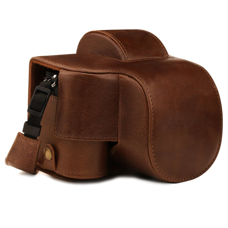 MegaGear Nikon Z50 (16-50mm) Ever Ready Top Grain Leather Camera Case