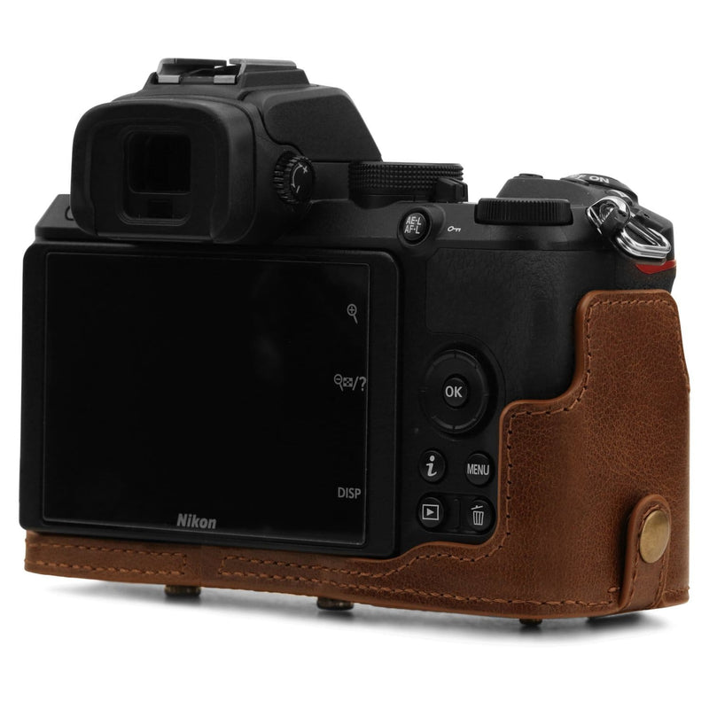 MegaGear Nikon Z50 (16-50mm) Ever Ready Top Grain Leather Camera Case