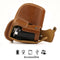 MegaGear Olympus OM-D E-M10 Mark IIIs, OM-D E-M10 Mark III (14-42mm) Ever Ready Leather Camera Case and Strap