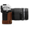 MegaGear Olympus OM-D E-M5 Mark III Ever Ready Top Grain Leather Camera Half Case and Strap