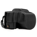 MegaGear Panasonic Lumix DC-FZ80, DC-FZ82 Ever Ready Leather Camera Case and Strap