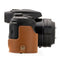 MegaGear Panasonic Lumix DC-FZ80, DC-FZ82 Ever Ready Leather Camera Case and Strap