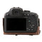 MegaGear Panasonic Lumix DC-FZ80, DC-FZ82 Ever Ready Leather Camera Case and Strap