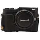 MegaGear Panasonic Lumix DC-GX950, DC-GF10, DC-GX900 (12-32mm) Ever Ready Leather Camera Case and Strap