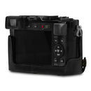 MegaGear Panasonic Lumix DC-LX100 II Ever Ready Top Grain Leather Camera Case and Strap