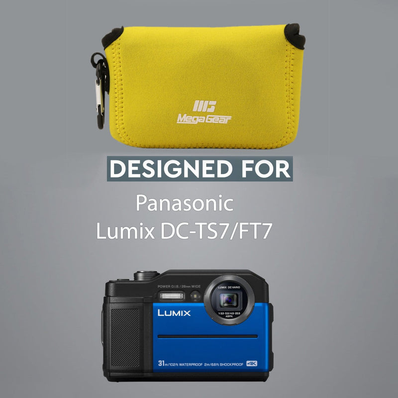 MegaGear Panasonic Lumix DC-TS7, DC-FT7 Ultra Light Neoprene Camera Case