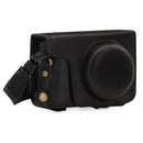 MegaGear Panasonic Lumix DC-ZS200, DC-TZ200, DMC-ZS100, DMC-TZ100 Ever Ready Top Grain Leather Camera Case and Strap