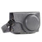 MegaGear Panasonic Lumix DC-ZS80, DC-ZS70, DC-TZ95, DC-TZ90 Ever Ready Leather Camera Case and Strap