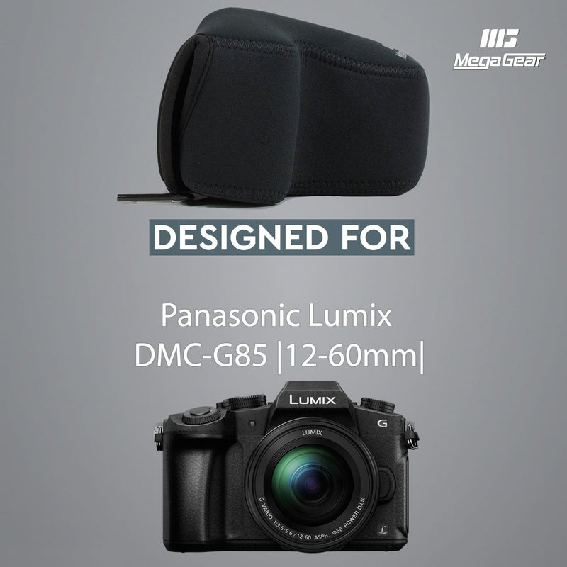 MegaGear Panasonic Lumix DMC-G85, G8, G80, G81 (12-60mm) Ultra Light Neoprene Camera Case