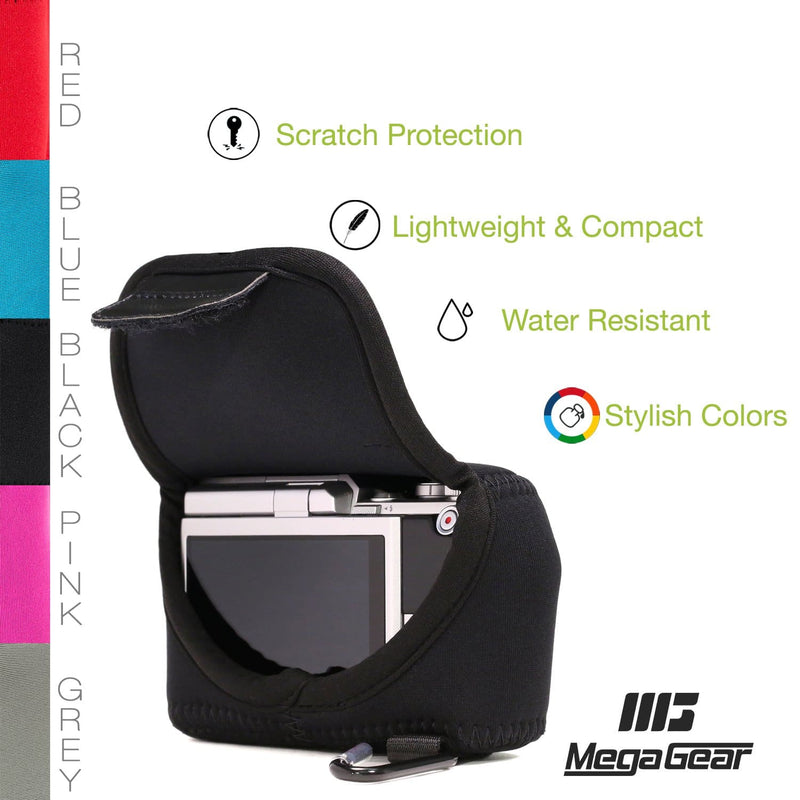 MegaGear Panasonic Lumix DMC-GM1 Ultra Light Neoprene Camera Case, with Carabiner