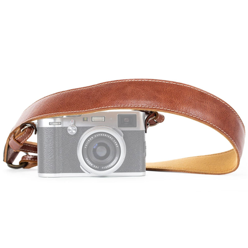 MegaGear Sierra Top Grain Leather Shoulder or Neck Strap for All Cameras