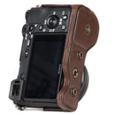 MegaGear Sony Alpha A6500 (16-50 mm) Ever Ready Leather Camera Case and Strap