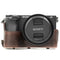 MegaGear Sony Alpha A6500 (up to 16-70mm) Ever Ready Leather Camera Case and Strap, with Battery Access