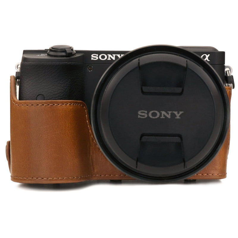 MegaGear Sony Alpha A6600 (18-135mm) Ever Ready Leather Camera Case