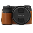 MegaGear Sony Alpha A6600 Ever Ready Leather Camera Half Case