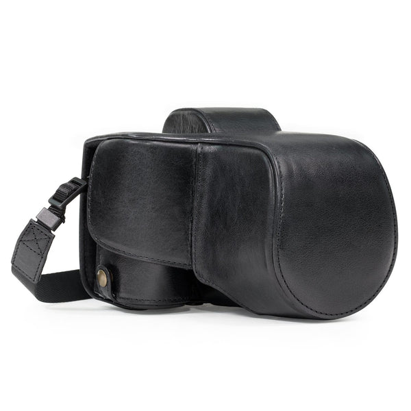 MegaGear Sony Alpha A7S II, A7R II, A7 II (28-70mm) Ever Ready Top Grain Leather Camera Case and Strap