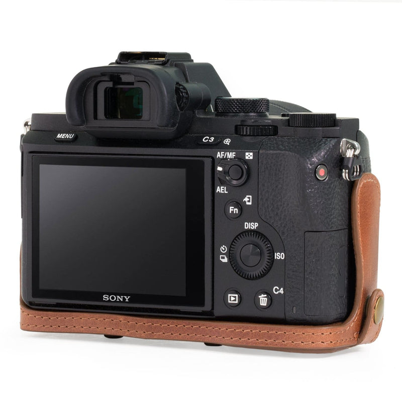 MegaGear Sony Alpha A7S II, A7R II, A7 II (28-70mm) Ever Ready Top Grain Leather Camera Case and Strap