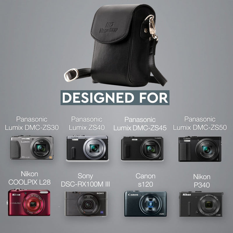 MegaGear Sony Cyber-shot DSC-RX100 V, Panasonic Lumix DMC-ZS45, ZS50, TZ57, TZ70, Nikon Coolpix P340, L28, Canon PowerShot S120 Case