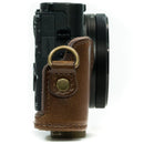 MegaGear Sony Cyber-shot DSC-RX100 VI, DSC-RX100 V, DSC-RX100 IV, DSC-RX100 III Ever Ready Leather Camera Case with Strap