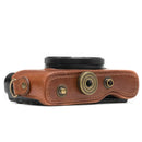 MegaGear Sony Cyber-shot DSC-RX100 VI, DSC-RX100 V, DSC-RX100 IV Ever Ready Top Grain Leather Camera Case with Strap