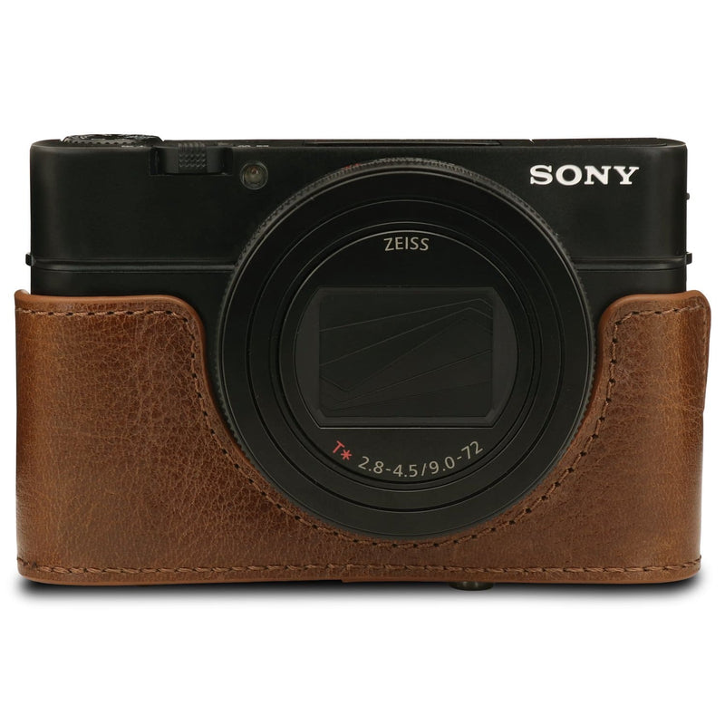 MegaGear Sony Cyber-shot DSC-RX100 VII Ever Ready Top Grain Leather Camera Case