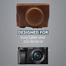 MegaGear Sony Cyber-shot DSC-RX100 VII Ever Ready Top Grain Leather Camera Case