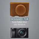 MegaGear Sony Cyber-shot DSC-RX100 VII Ever Ready Leather Camera Case