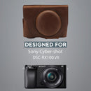 MegaGear Sony Cyber-shot DSC-RX100 VII Ever Ready Leather Camera Case