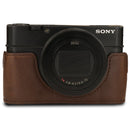 MegaGear Sony Cyber-shot DSC-RX100 VII Ever Ready Leather Camera Case