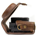 MegaGear Sony Cyber-shot DSC-RX100 VII, DSC-RX100 VI, DSC-RX100 V, DSC-RX100 IV Ever Ready Leather Camera Case with Strap