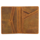 Otto Angelino Top Grain Leather Bifold Card and Cash Wallet, Unisex