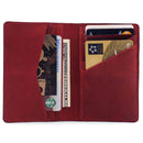 Otto Angelino Top Grain Leather Bifold Card and Cash Wallet, Unisex