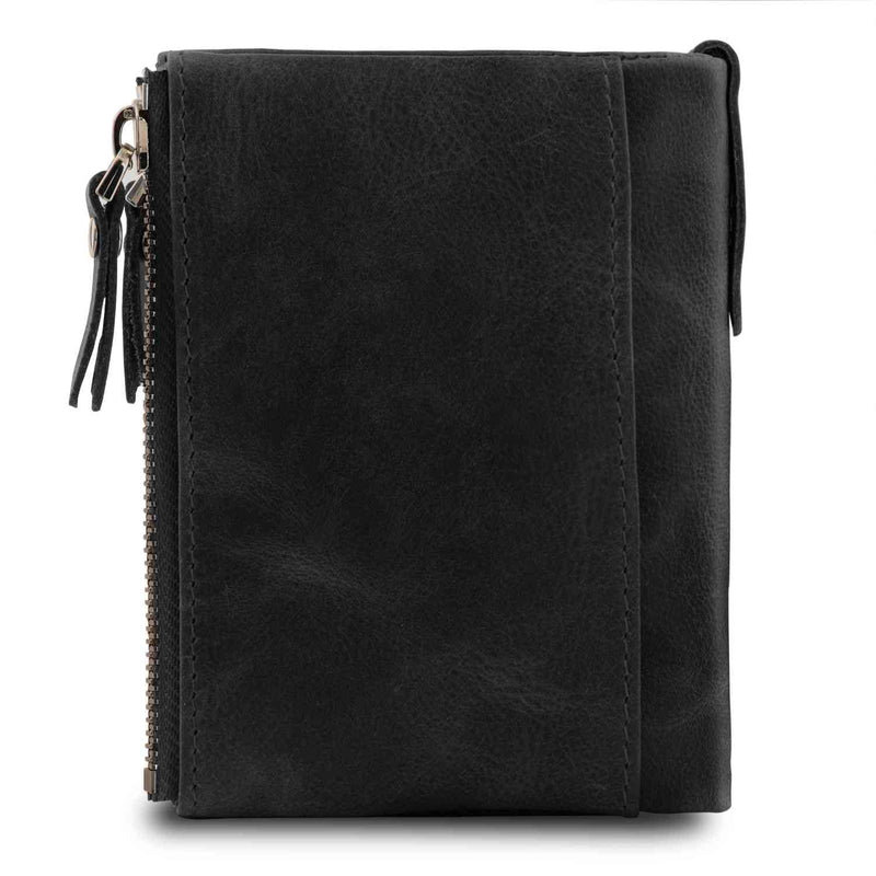 Otto Angelino Top Grain Leather Multipurpose Bifold Wallet, RFID Blocking, Unisex