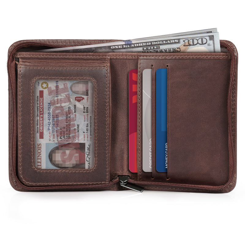 Black Mens Wallet | passport wallet – The Junket