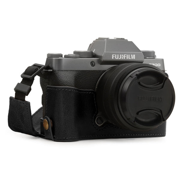 MegaGear Fujifilm X-T200 Ever Ready Top Grain Leather Camera Half