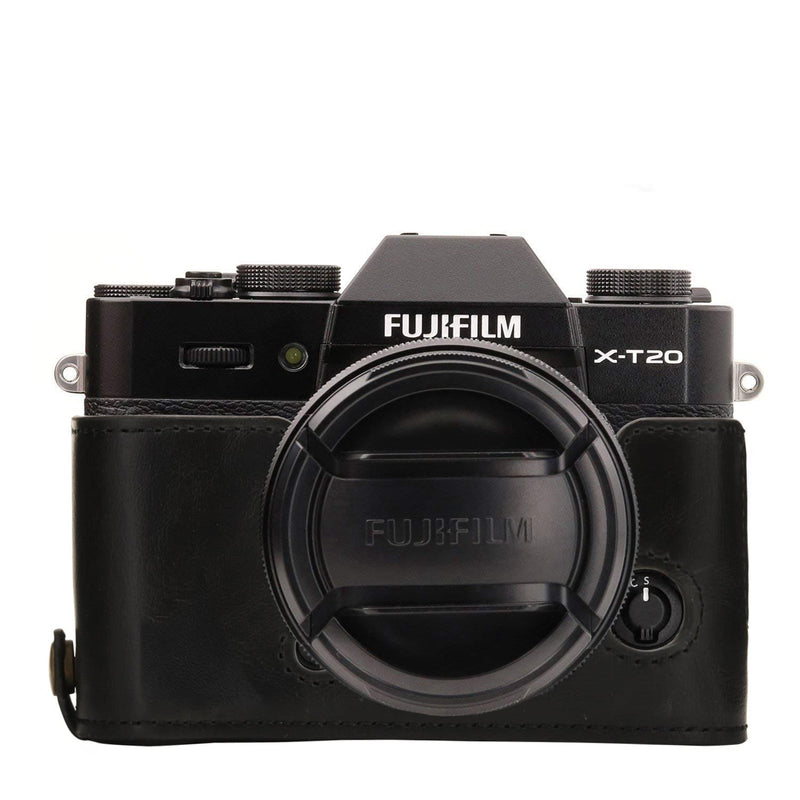 MegaGear Fujifilm X-T30 X-T20 X-T10 Ever Ready Leather Camera Half