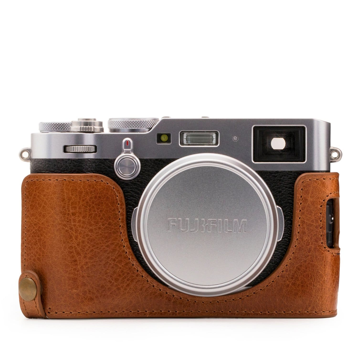 Megagear Fujifilm X100f Ever Ready Top Grain Leather Camera Half Case Megagear Store