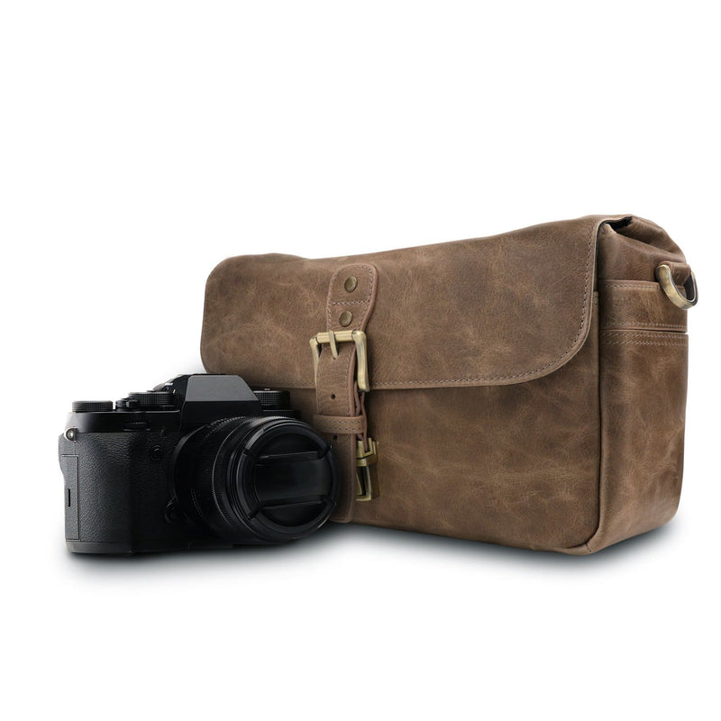 MegaGear Torres Genuine Leather Camera Messenger Bag