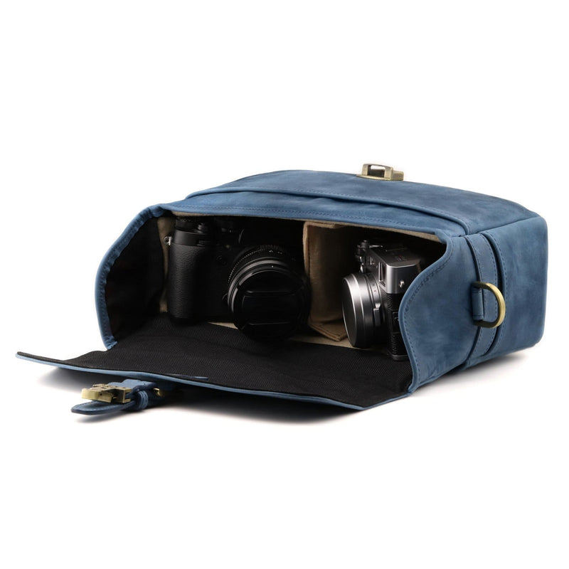 MegaGear Torres Pro Leather Vintage 16” Laptop Computer Bag Camera
